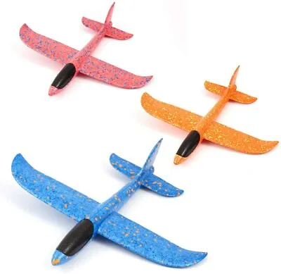 £5.69 • Buy 3× Foam Plane Glider Fly Foam Aeroplane Outdoor Hand Throw Airplane Toy Kid Gift
