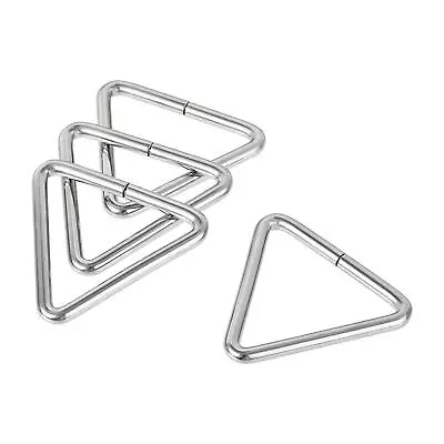 Metal Triangle Ring Buckle 2 (50mm) Inner Width For Strap Craft DIY 4pcs • $11.21