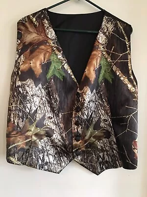 Mossy Oak Formal Wedding Tuxedo Dress Up Vest Break Up Camo Hunting Camouflage • $29.99