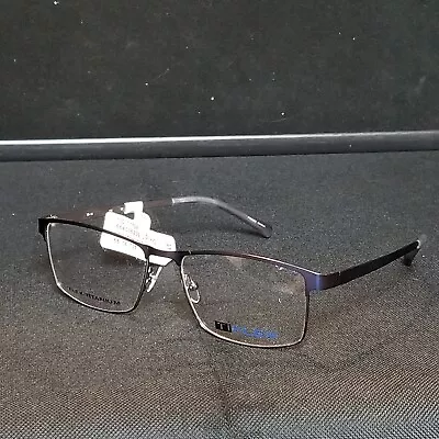 TI Flex Men's Eyeglass Frames Titanium Matte Navy Blue 1708 55-16-135 #2 • $25