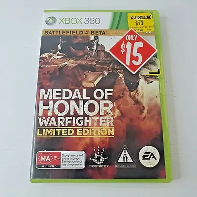 Medal Of Honor Warfighter Limited Edition ( Xbox 360 ) • $9.75
