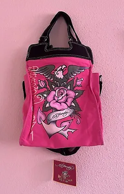 Brand New Vintage Pink Ed Hardy Eagle Crossbody/Shoulder Bag • $55