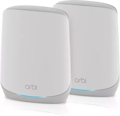 Netgear Orbi RBK762S AX5400 Tri-band WiFi 6 Mesh System (Router + 1 Satellite) • $779