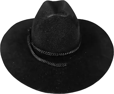 12Pcs Mini Cowboy Hat Western Wedding Favors Decoration 4  Black • $23.89