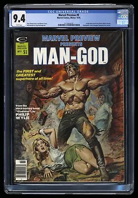 Marvel Preview #9 CGC NM 9.4 White Pages Origin Man-God And Starhawk! Marvel • $103