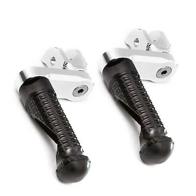 Black 40mm Adjustable Front Foot Pegs MPRO For DL 1000 XT V-Strom 17-19 • $58.21