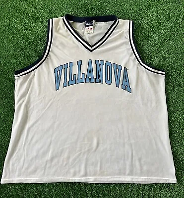 Vintage 90s Villanova Wildcats University NCAA Basketball Jersey Bike XXL USA • $22.95
