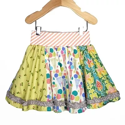 Matilda Jane SZ 2 Sorbet Circle Twirl Skirt It's A Wonderful Parade Girls #2100 • $15.49