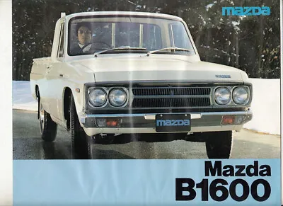 1976 MAZDA B1600 PICKUP UTE B-SERIES Japanese Brochure In English • $19.95