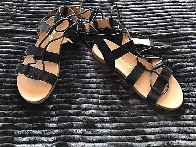 £8 • Buy Ladies Black Gladiator Sandals From New Look Size 3