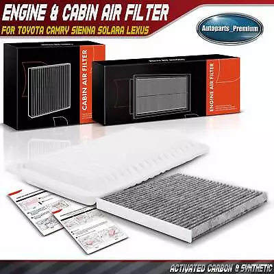 Engine & Cabin Air Filter For Toyota Camry Sienna Solara Lexus ES300 RX350 • $19.99