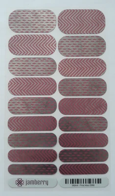 $5 • Buy Jamberry First Kiss Full Sheet Nail Wrap Retired March 2018