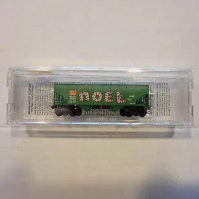 N Scale Micro Trains   Noel   55400 2 Bay Open 1997 Hopper Holiday Car Rd# 19972 • $17