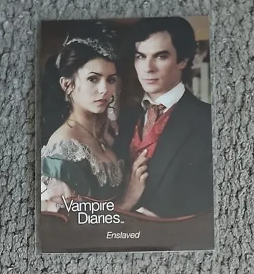 2011 Cryptozoic The Vampire Diaries Season 1 Foil Insert Chase Card Enslaved F06 • £4.81