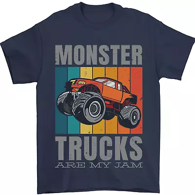 Monster Trucks Are My Jam Mens T-Shirt 100% Cotton • $13.06