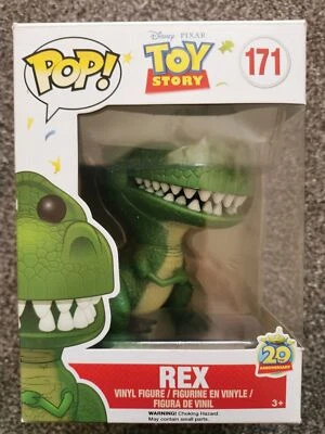 £21.99 • Buy Funko Pop! Vinyl Rex #171 Toy Story Disney Pixar, Rare And Vaulted, Near Mint