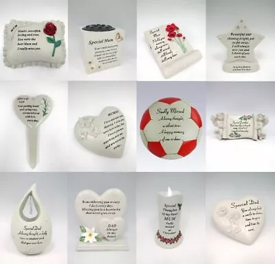£4.99 • Buy Graveside Special Memorial Ornament Plaque Mum Dad Granddad Nan Daughter Son