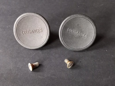 £19.95 • Buy 2 X Cousances (Le Creuset) Phenolic Pan Lid Knobs 45mm With Screws