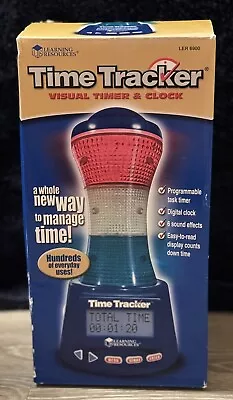 Learning Resources Time Tracker 2hr Visual Timer & Clock • $49.99