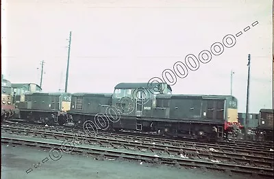 35mm ORIGINAL COLOUR *SLIDE OF A CLASS 17 AT POLMADIE SHED IN SUMMER 1964. • £3.50