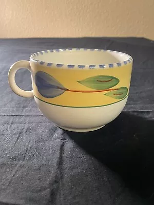 Coffee Cup Maxam Mediterranean Large Mug Made In Italy Hand Painted • $10