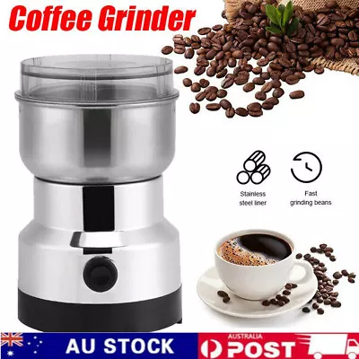 AU STOCK Electric Coffee Grinder Grains Medicine Herbs  Grinding Machine Spices  • $18.54