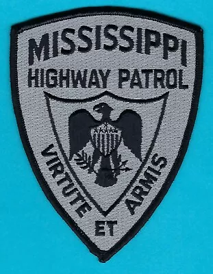 Mississippi Highway Patrol Tactical Shoulder Patch Gray • $7