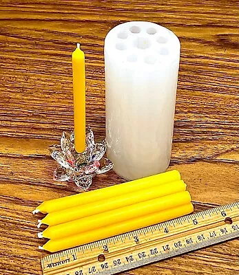 5” Mini Taper Silicone Candle Mold Birthday Magic Ritual Candles  • $58