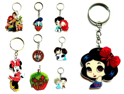£4.75 • Buy Character Acrylic Charm Keyring Disney Ariel Dumbo Belle Keychain