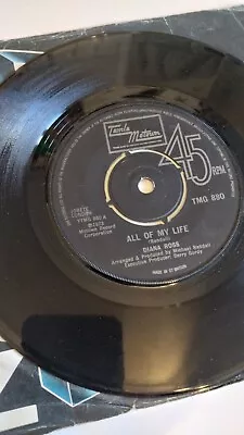 Tamla Motown - Diana Ross - All Of My Life - Tmg 880 - 1973 - Play Tested   • £1