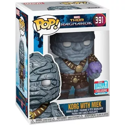 Funko POP! Bobble: Marvel Thor Ragnarok: Korg & Miek - 30763 • £11.99