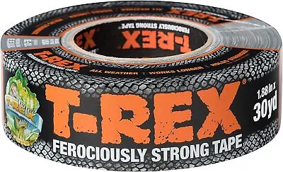 T Rex Tape Ferociously Strong Waterproof Graphite Grey Duct Tape 48mm X 27.4m • £15.35