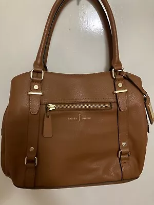 Ladies Tan Leather Handbag Oringinal By Jasper Conran • £8