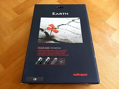 Audioquest Earth - 0.5m - XLR Balanced Analogue Audio Interconnects • £580