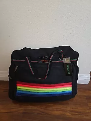 Vtg Everest Rainbow Gym Duffle Travel Gear Small With Long Strap RARE  • $79.89