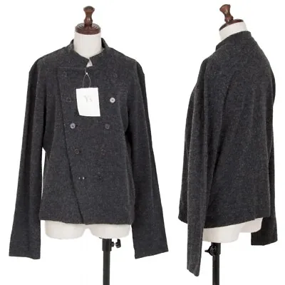 Y's Mao Collar Wool Knit Jacket Size 2(K-112954) • $335