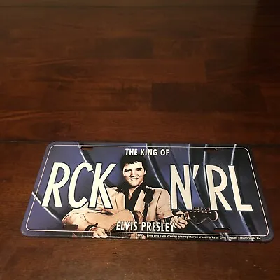 Elvis Presley 2000 Metal License Plate Rock  N ‘ Roll  • $10