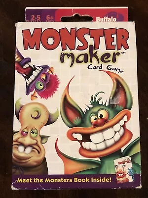 COMPLETE Buffalo Games Monster Maker Card Game Very Nice! • $18.24