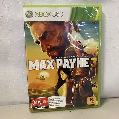 Max Payne 3 Microsoft Xbox 360)Complete With Manual PAL ￼Free Postage • $14.95