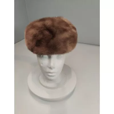 Vintage Mink Beret Style Hat From Canada 20.15  Excellent Condition • $125