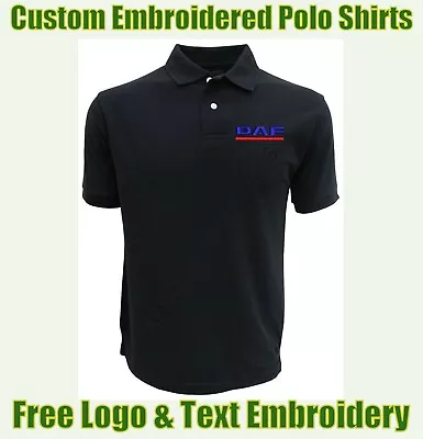 £15.99 • Buy NEW Custom Embroidered Polo Shirt With Free Logo Garage & Technicians Names 
