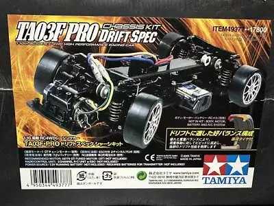 TAMIYA 1/10 RC TA03F Pro Drift Spec 4WD Racing Car Chassis Kit 49377 From Japan • $893.13