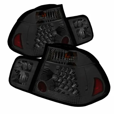 Spyder For BMW E46 3-Series 4Dr 02-06 Tail Lights Pair Smoke • $336.15