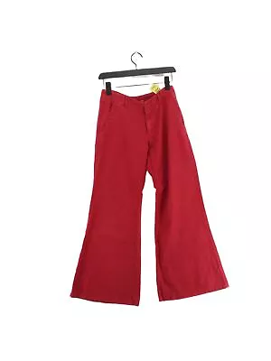 Miss Sixty Women's Suit Trousers W 27 In Red Cotton With Other Dress Pants • £29.40