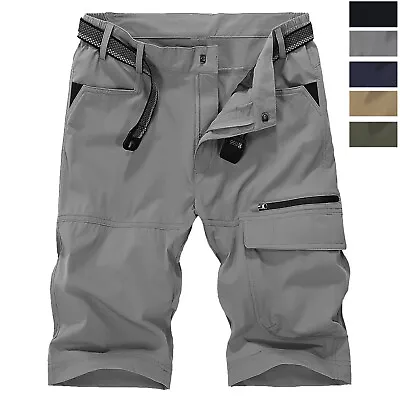 Men's Tactical Hiking Shorts Casual Cargo Combat Work Quick Drying Army Pants US • $23.73