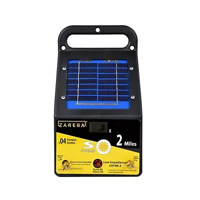 Zareba ESP2M-Z Solar Powered Low Impedance Electric Fence Charger - 2 Mile So... • $136.41