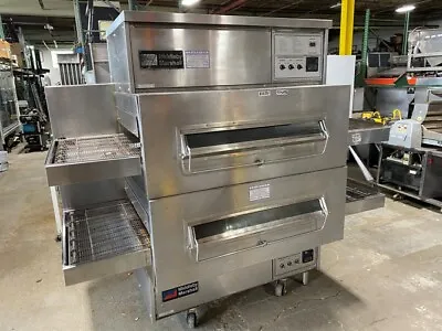 Conveyor Pizza Oven Gas Refurbised  Middleby Marshall P360GWB-2 Double-Stack • $15000