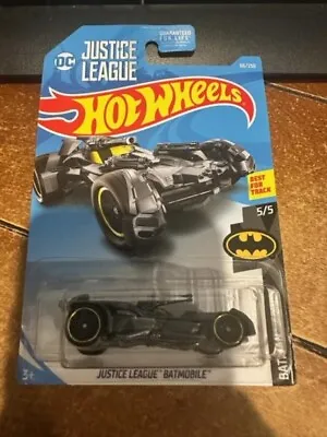 2019 Hot Wheels Batman - Justice League Batmobile #66 Silver • $2.50