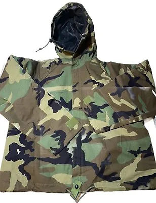 US Military Camo Overgarment Chemical Protective NFR Jacket Med/Regular • $28.95