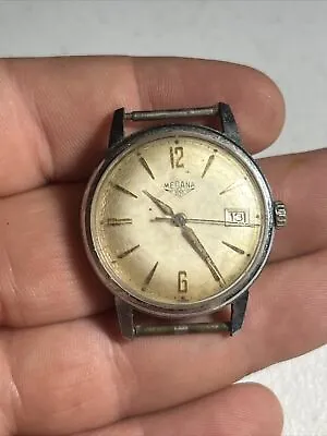 Vintage Medana 500 Xtensa Mens Swiss Hand-Wind Watch Working Wind Up • $25